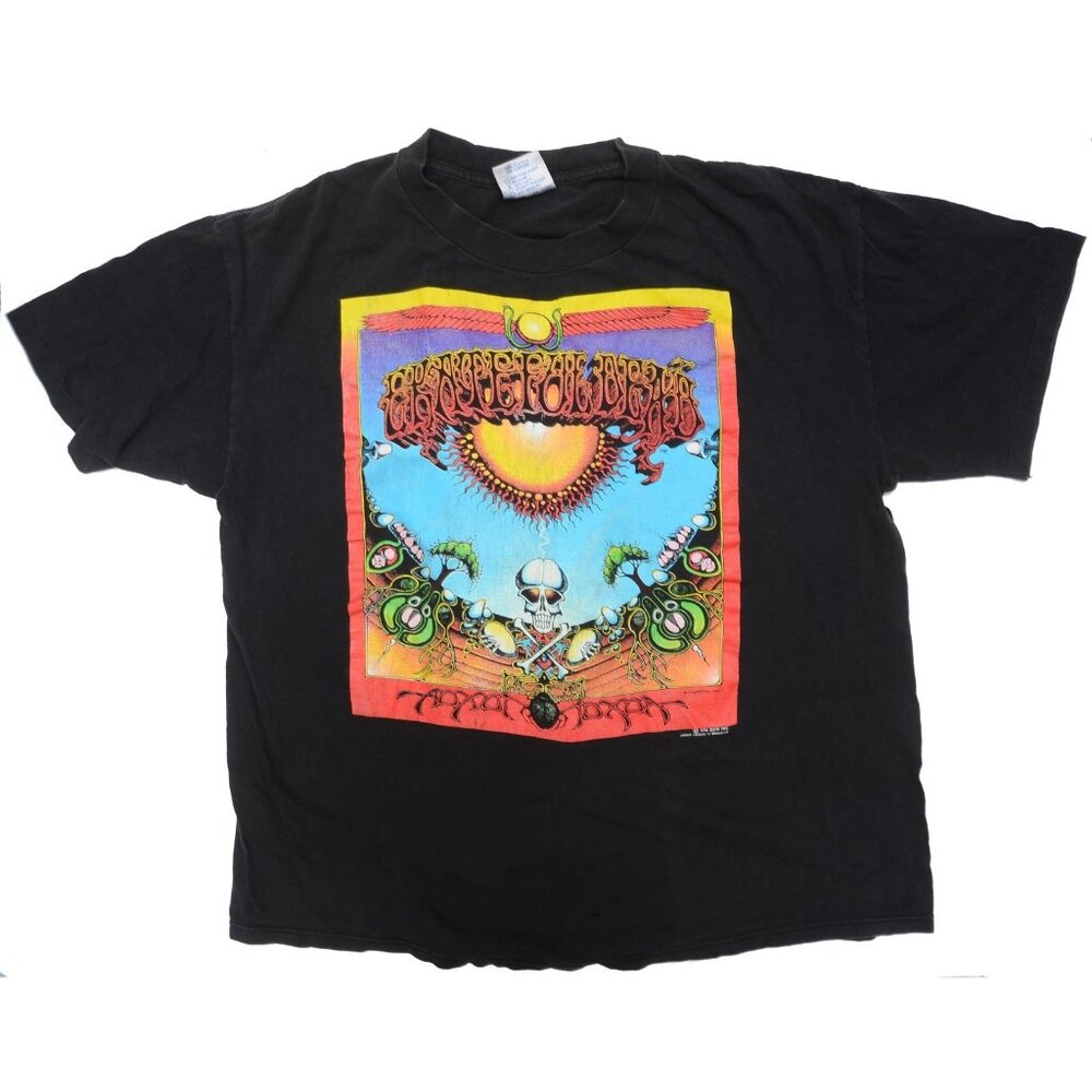 Vintage1990 Grateful Dead AOXOMOXOA Rick Griffin‎ T Shirt Sz XL Brockum Rock Tee